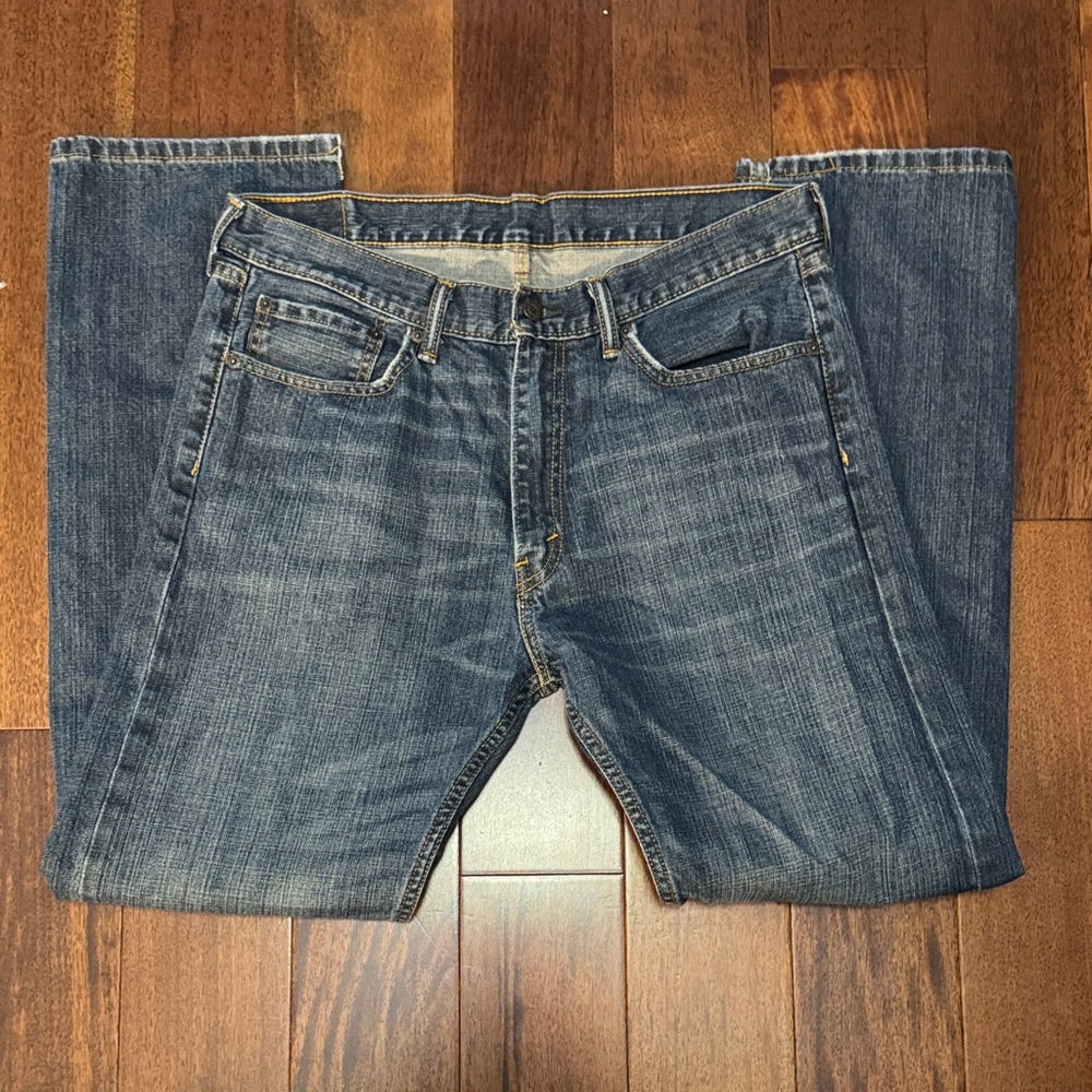 Levi's Men's Relaxed Jeans - Dark Blue - Picture 3 of 8